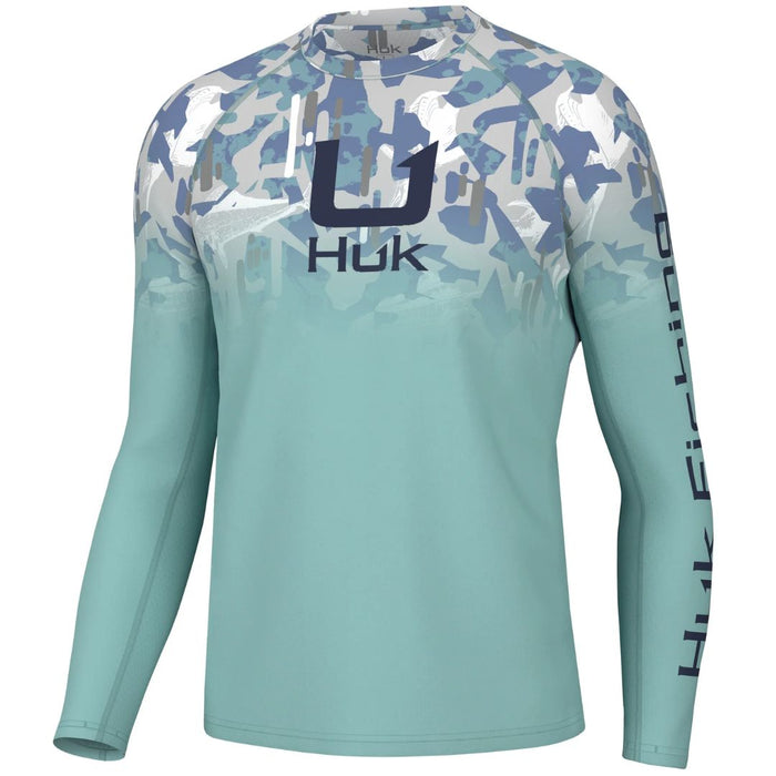 Huk Kc Icon Apex Vert Fade Performance Shirt H1200586