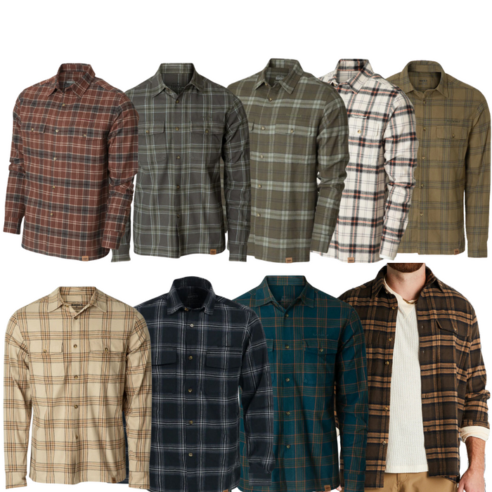 Banded Everglades Flannel Shirt B1200020