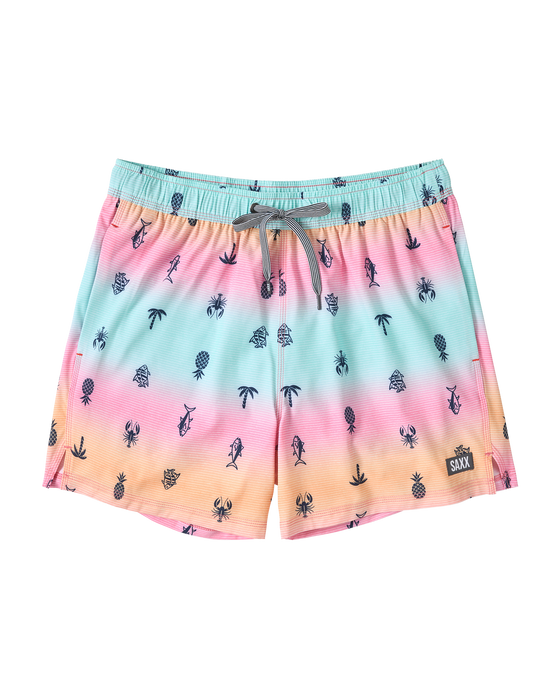 Saxx Oh Buoy 2N1 Stretch Swim Volley 5" with Liner SXW03L