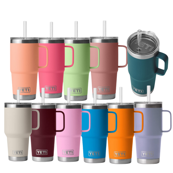 Yeti Rambler 25oz Straw Mug