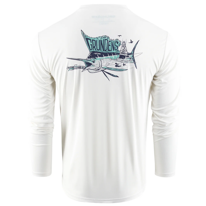 Grundens Men's Trophy Hunting Long Sleeve Tech Tee 50484
