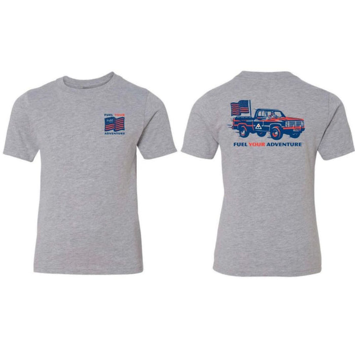 Molly's Place Youth Short Sleeve Patriot Truck Shirt