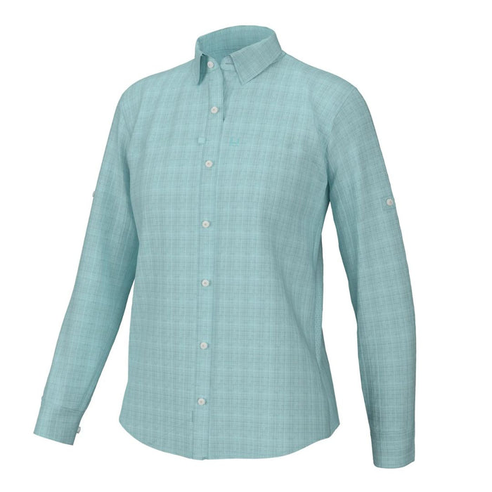 Huk Women's Tide Point Long Sleeve Cross-Dye Shirt H6150003 FINAL SALE