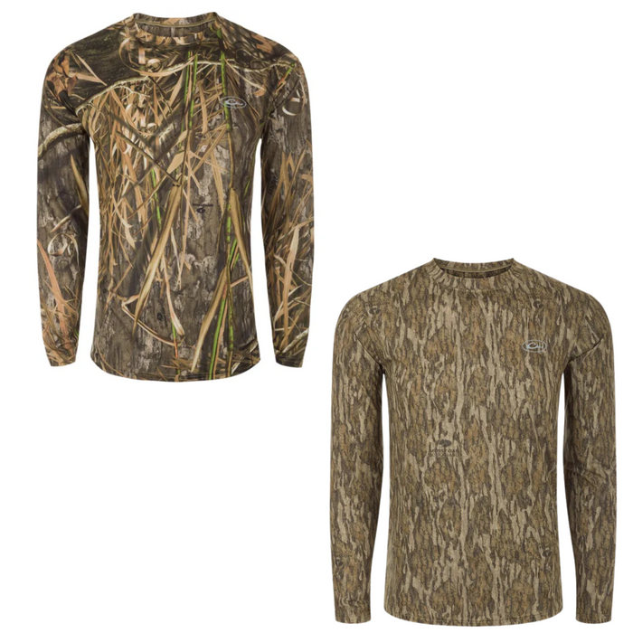 Drake Est Camo Performance Crew Long Sleeve DW1505