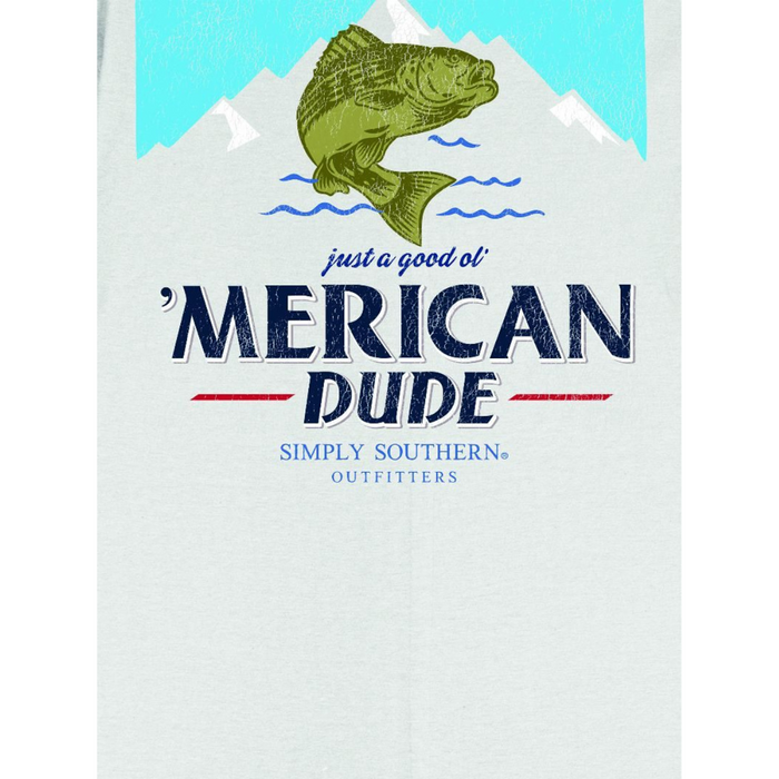 Simply Southern Men's Short Sleeve Bass Shirt MN-SS-BASS-STAR