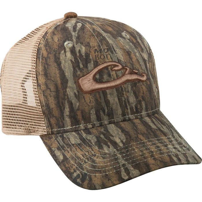 Drake 6 Panel Camo Mesh Back Cap DH3011