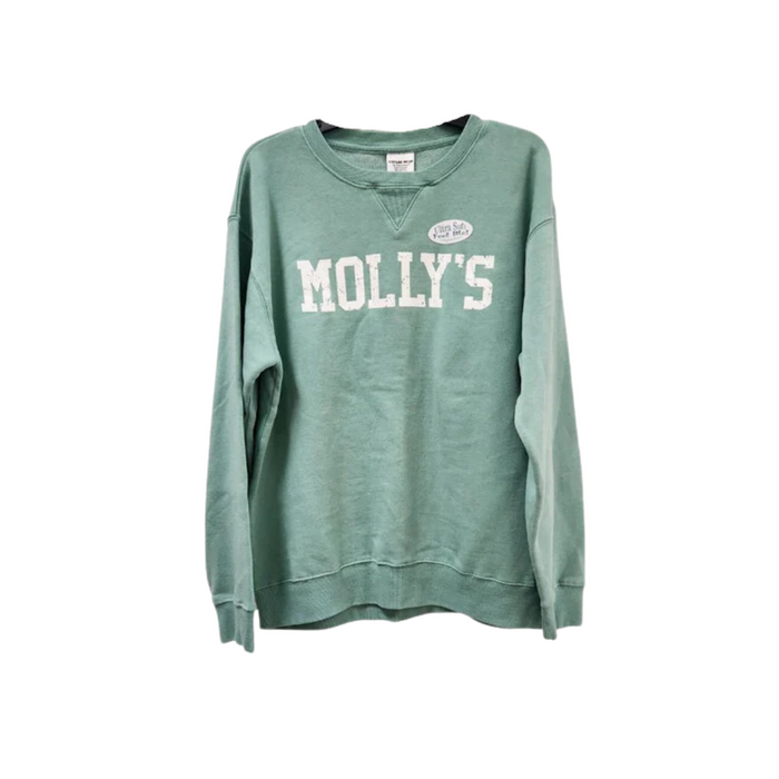 Molly's Place Burn Wash Fleece Crewneck