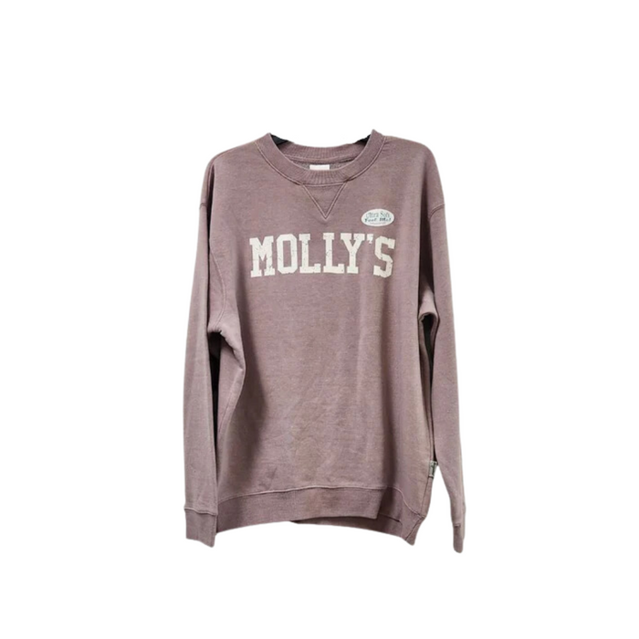 Molly's Place Burn Wash Fleece Crewneck