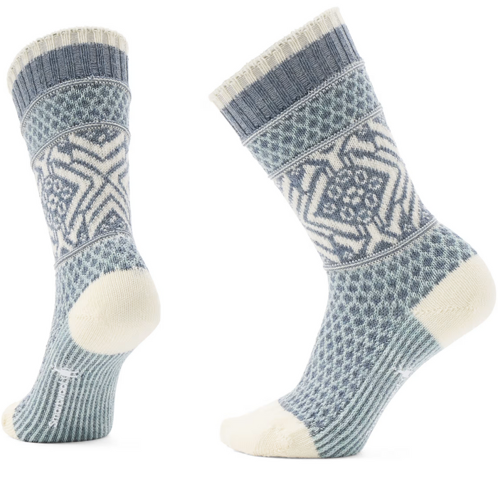 Smartwool Everyday Popcorn Snowflake Pattern Crew Socks SW001846