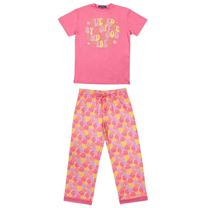Simply Southern Coffee Pajama Lounge Set 0224-PJ-LNGESET FINAL SALE