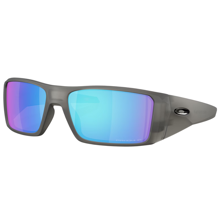 Oakley Heliostat Matte Grey Smoke with Prizm Sapphire Polar Injected Lens