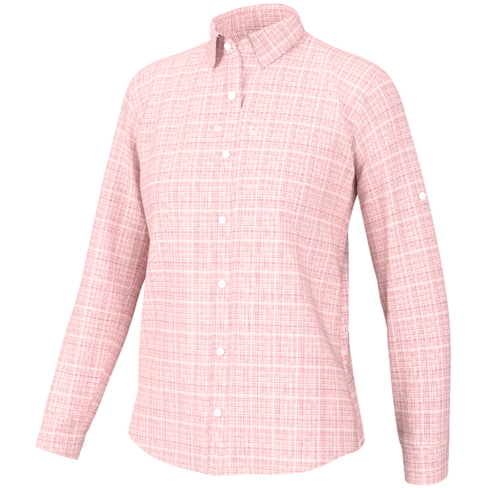 Huk Women's Tide Point Long Sleeve Cross-Dye Shirt H6150003 FINAL SALE