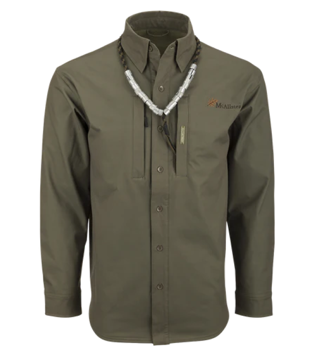 Drake McAlister Microfleece Softshell Waterfowler's Shirt MC7535