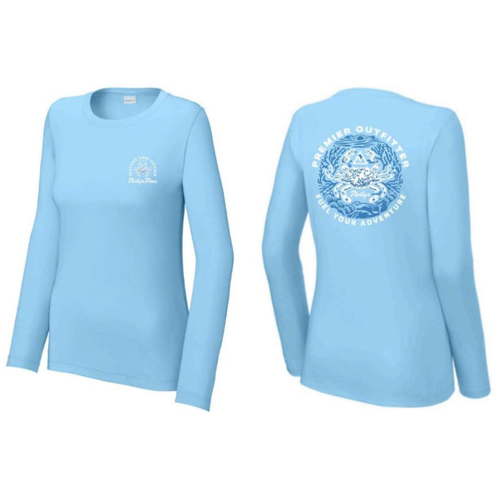 Molly's Place Women's Long Sleeve Crab Shirt