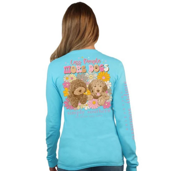 Simply Southern Women's Long Sleeve More Dogs LS-MOREDOGS