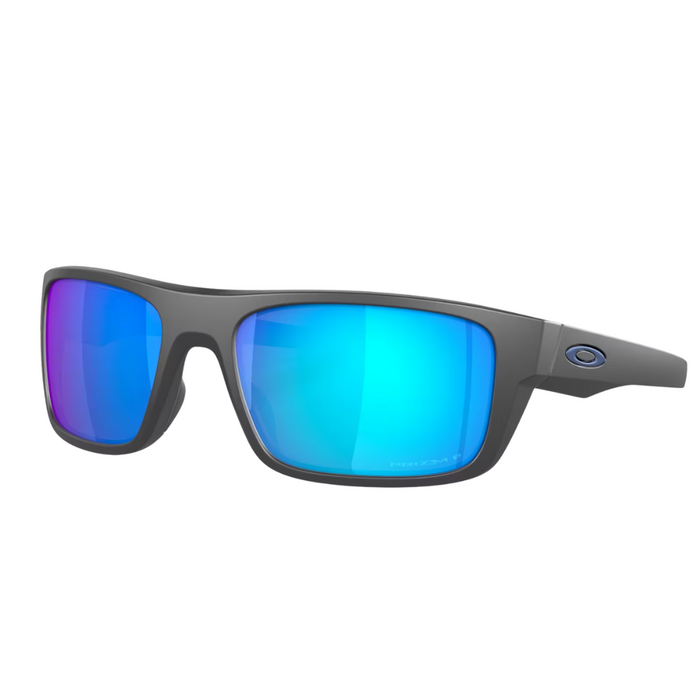 Oakley Drop Point Matte Dark Grey with Prizm Sapphire Injected Lens