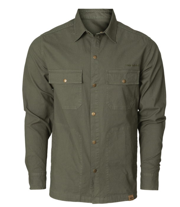 Banded Canvas Camp Shirt B1200023