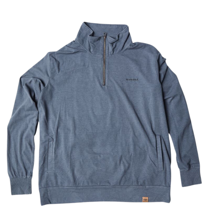 Banded Hidden Lakes 1/4 Zip Knit B1200019