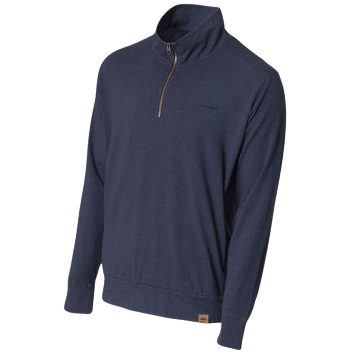 Banded Hidden Lakes 1/4 Zip Knit B1200019