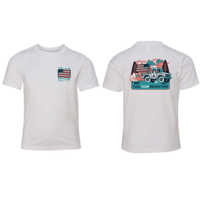 Molly's Place Youth Illustrated Patriot Truck Shirt