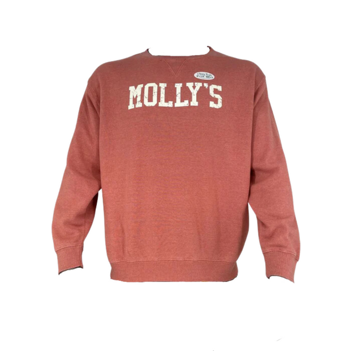 Molly's Place Burn Wash Fleece Crewneck