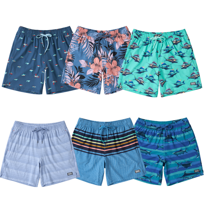 Saxx Oh Buoy 2N1 Stretch Swim Volley 7" with Liner SXSW04L