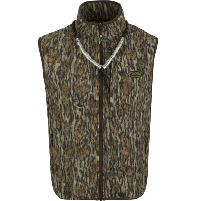 Drake MST Camo Camp Fleece Vest DW1615