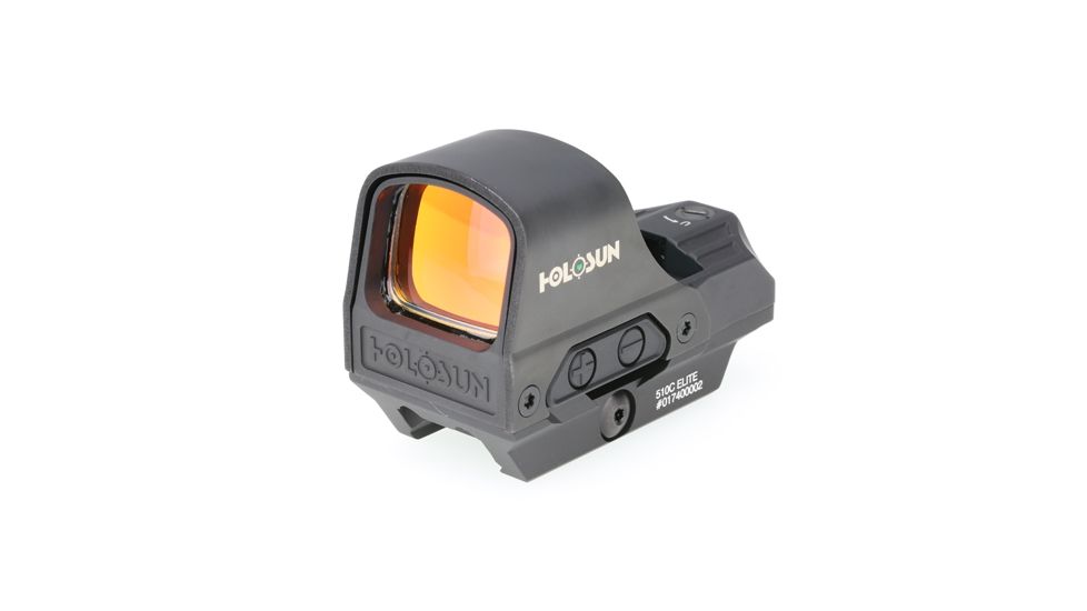 Holosun, Green Multi-Reticle, 7075 Aluminum, Open, Solar, Shake Awake, Rifle HE510C-GR